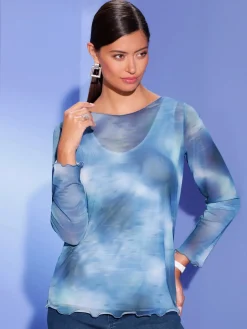 T-shirt à manches longues avec viscose (ecovero)