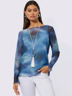 T-shirt à manches longues avec viscose (ecovero)