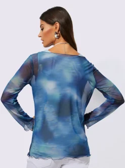 T-shirt à manches longues avec viscose (ecovero)