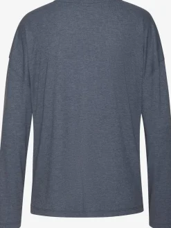 T-shirt à manches longues en tricot côtelé