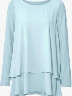 T-shirt à manches longues joli look superposé