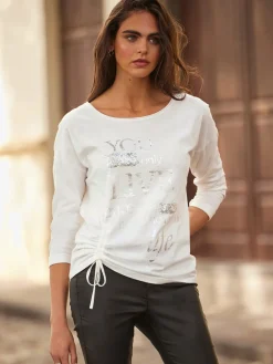 T-shirt à manches longues pur coton