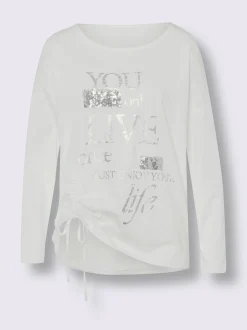 T-shirt à manches longues pur coton