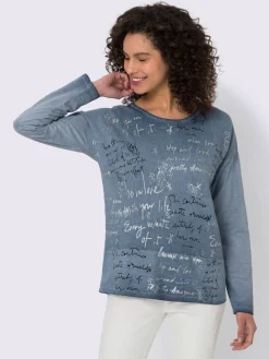 T-shirt à manches longues pur coton