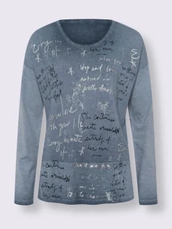 T-shirt à manches longues pur coton