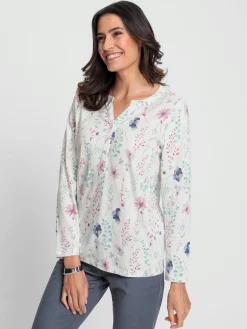 T-shirt à manches longues pur coton