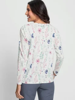 T-shirt à manches longues pur coton