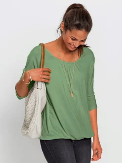 T-shirt à manches longues qualité viscose douce