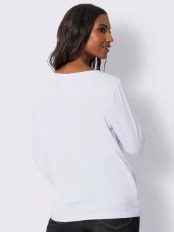 T-shirt à manches longues qualité coton doux sur la peau