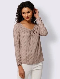 T-shirt à manches longues qualité viscose douce