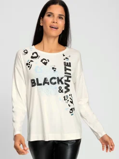 T-shirt à manches longues qualité viscose douce