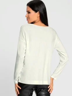 T-shirt à manches longues qualité viscose douce