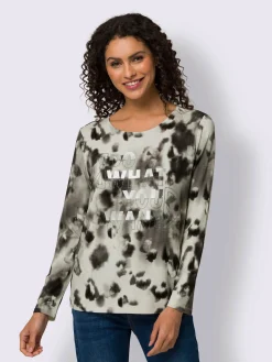 T-shirt à manches longues qualité viscose douce