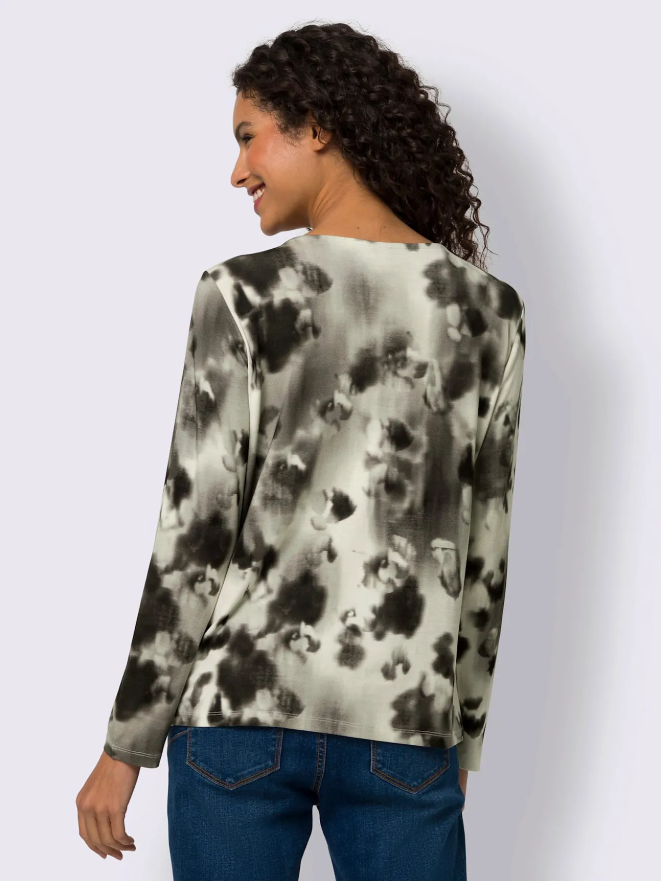 T-shirt à manches longues qualité viscose douce