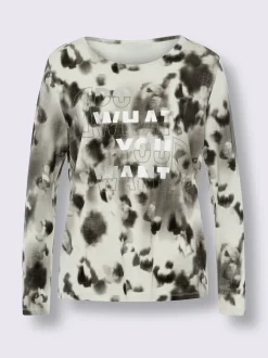 T-shirt à manches longues qualité viscose douce