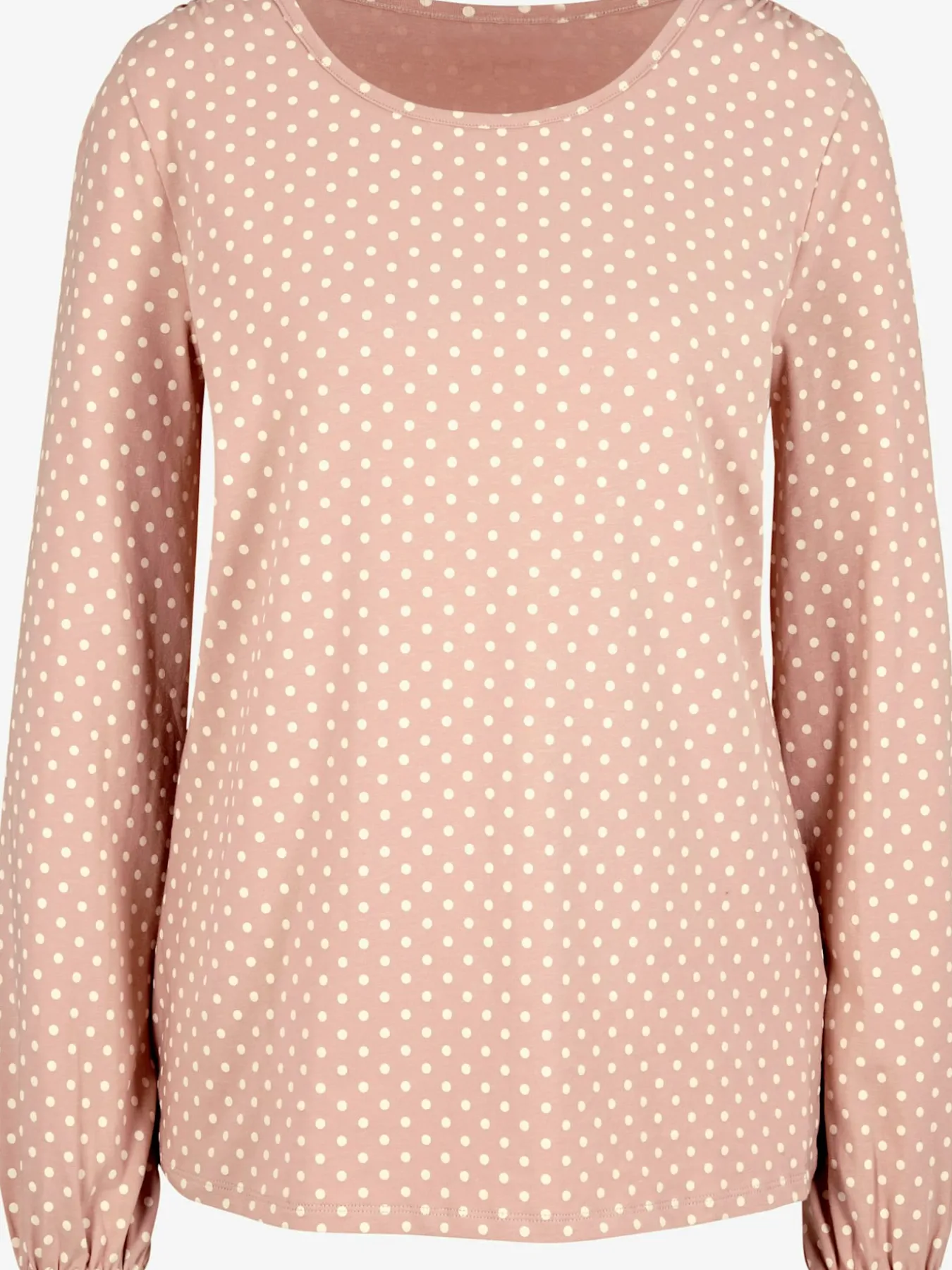 T-shirt à manches longues superbe motif à pois