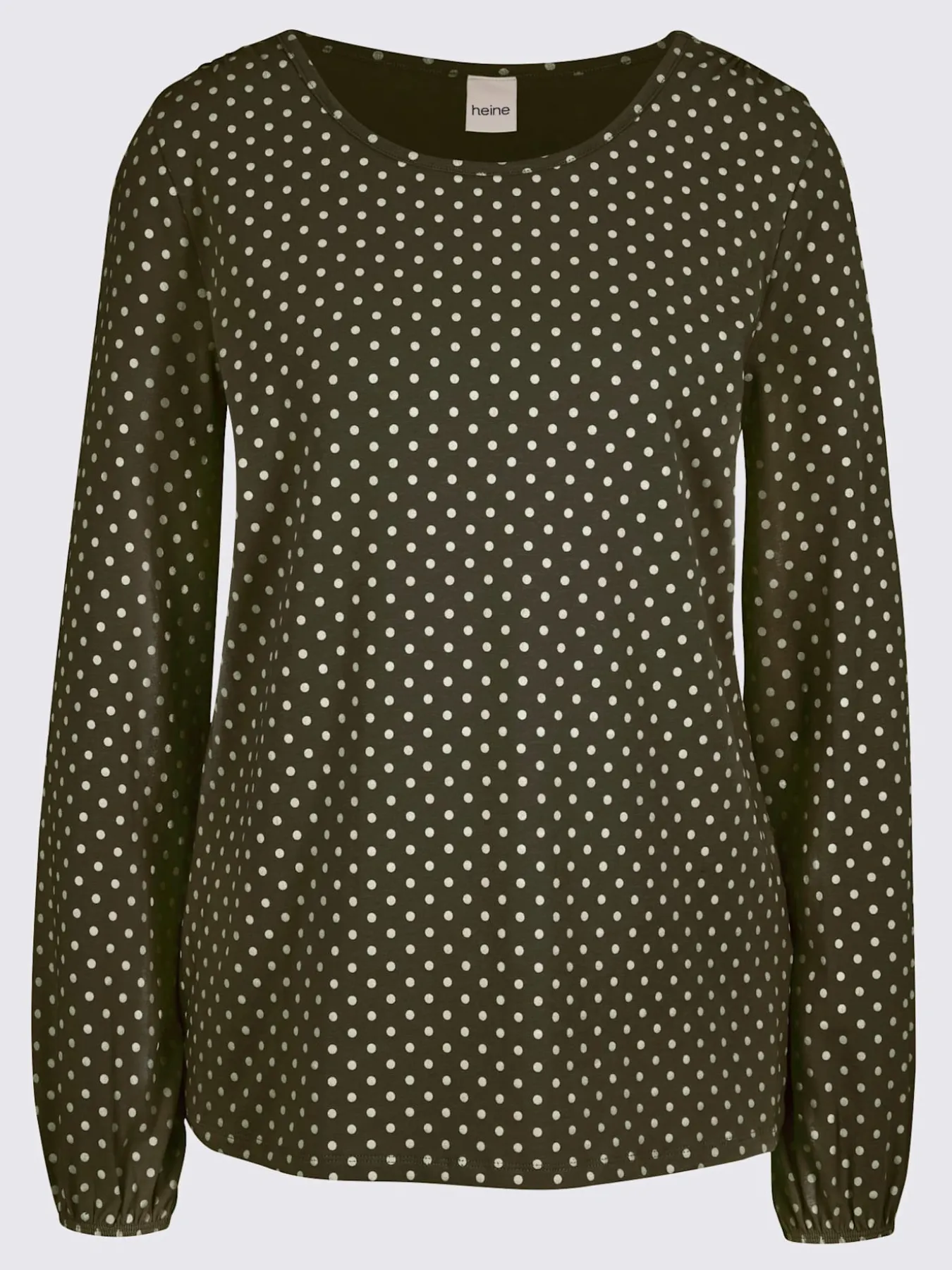 T-shirt à manches longues superbe motif à pois