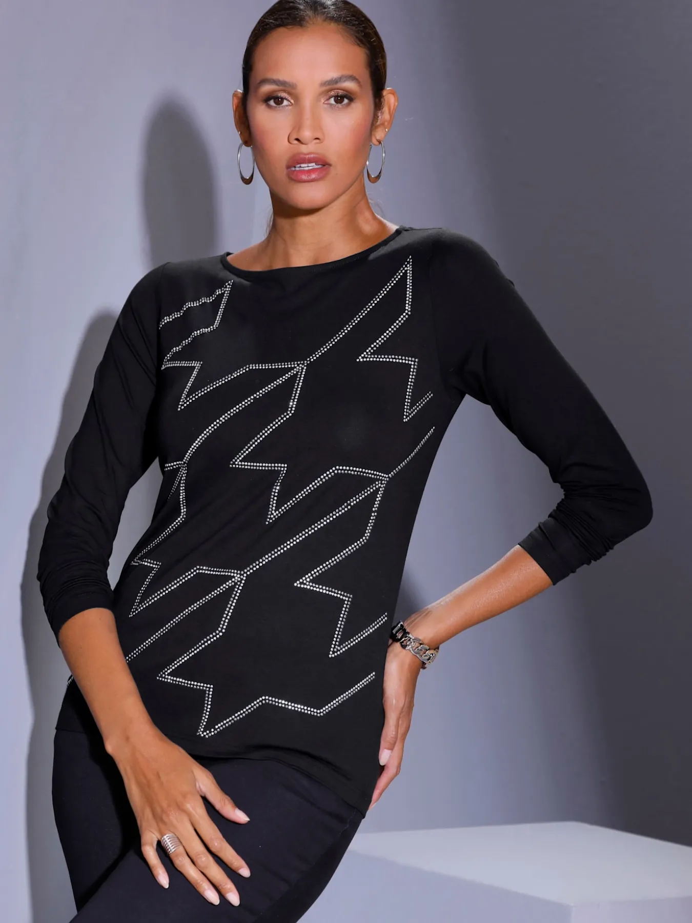 T-shirt à manches longues viscose