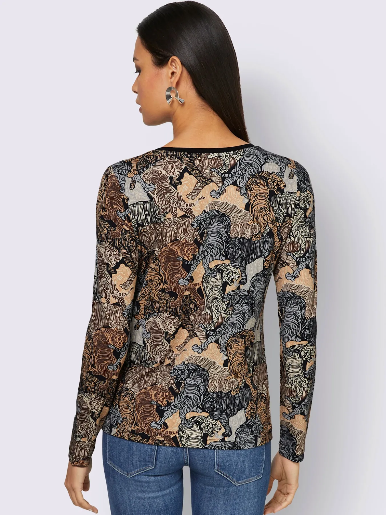 T-shirt à manches longues viscose