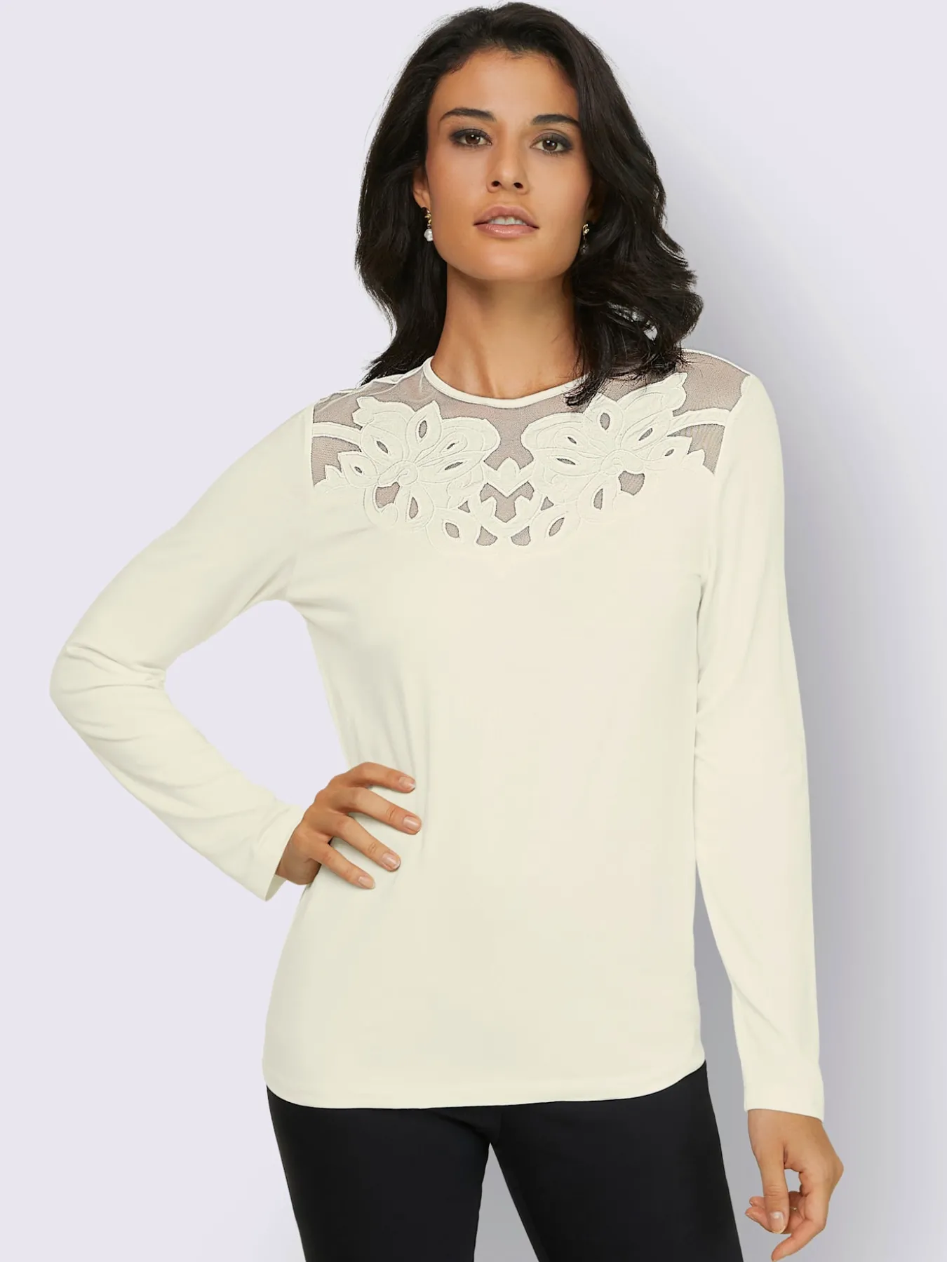 T-shirt à manches longues viscose