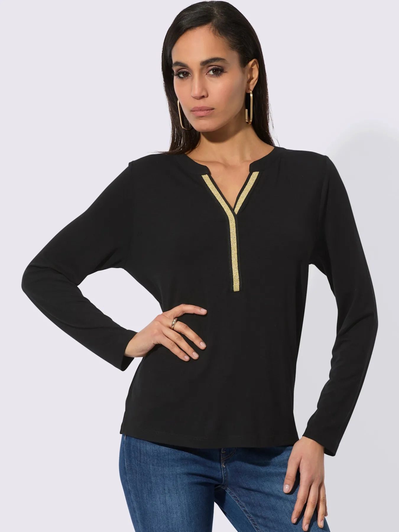T-shirt à manches longues viscose