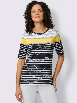T-shirt à rayures 95% modal