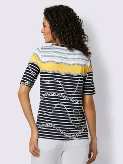 T-shirt à rayures 95% modal