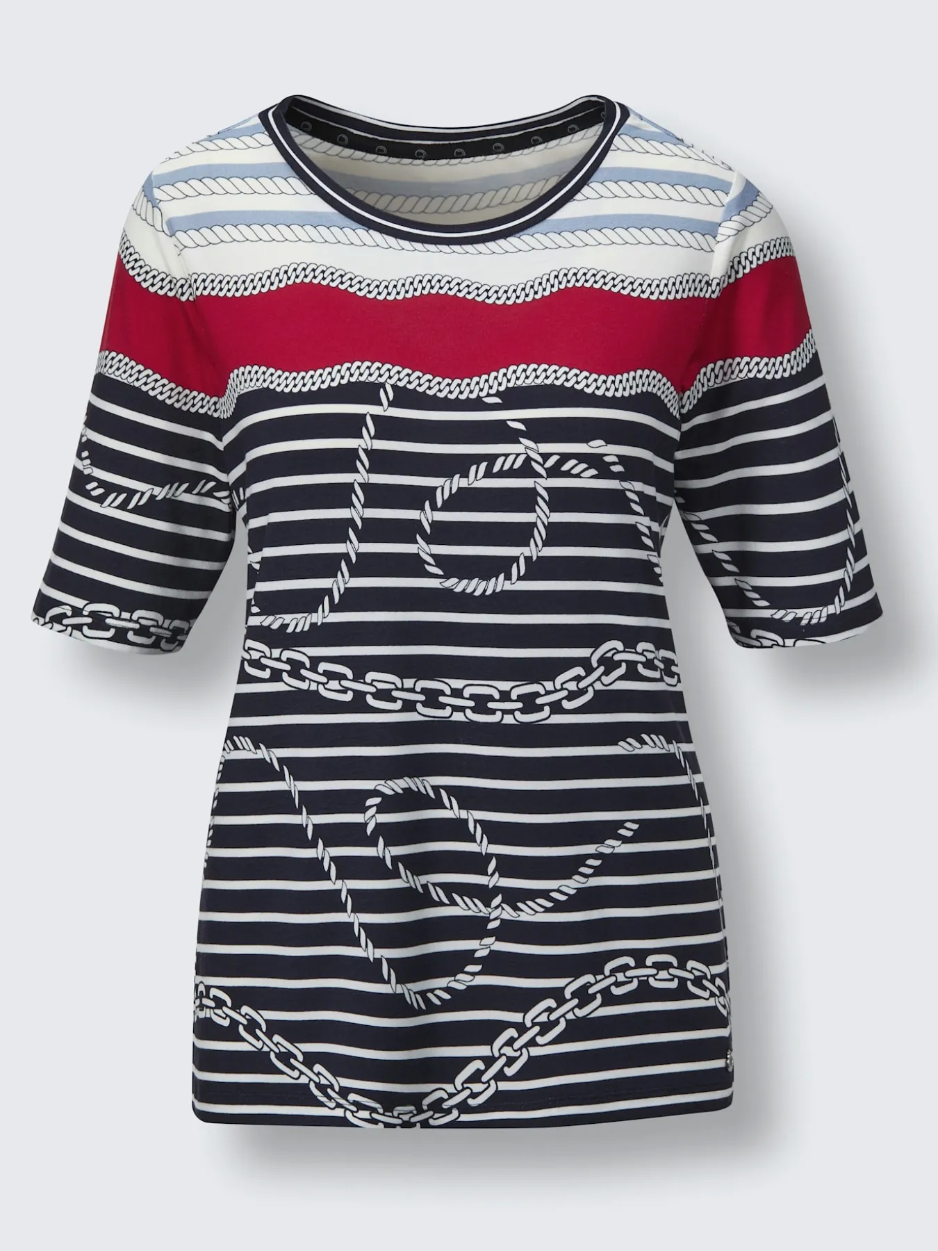 T-shirt à rayures 95% modal