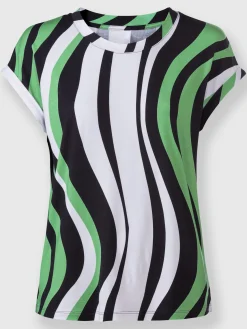 T-shirt à rayures avec viscose (ecovero)