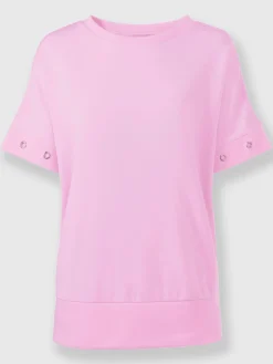 T-shirt ample élégants rivets fantaisie