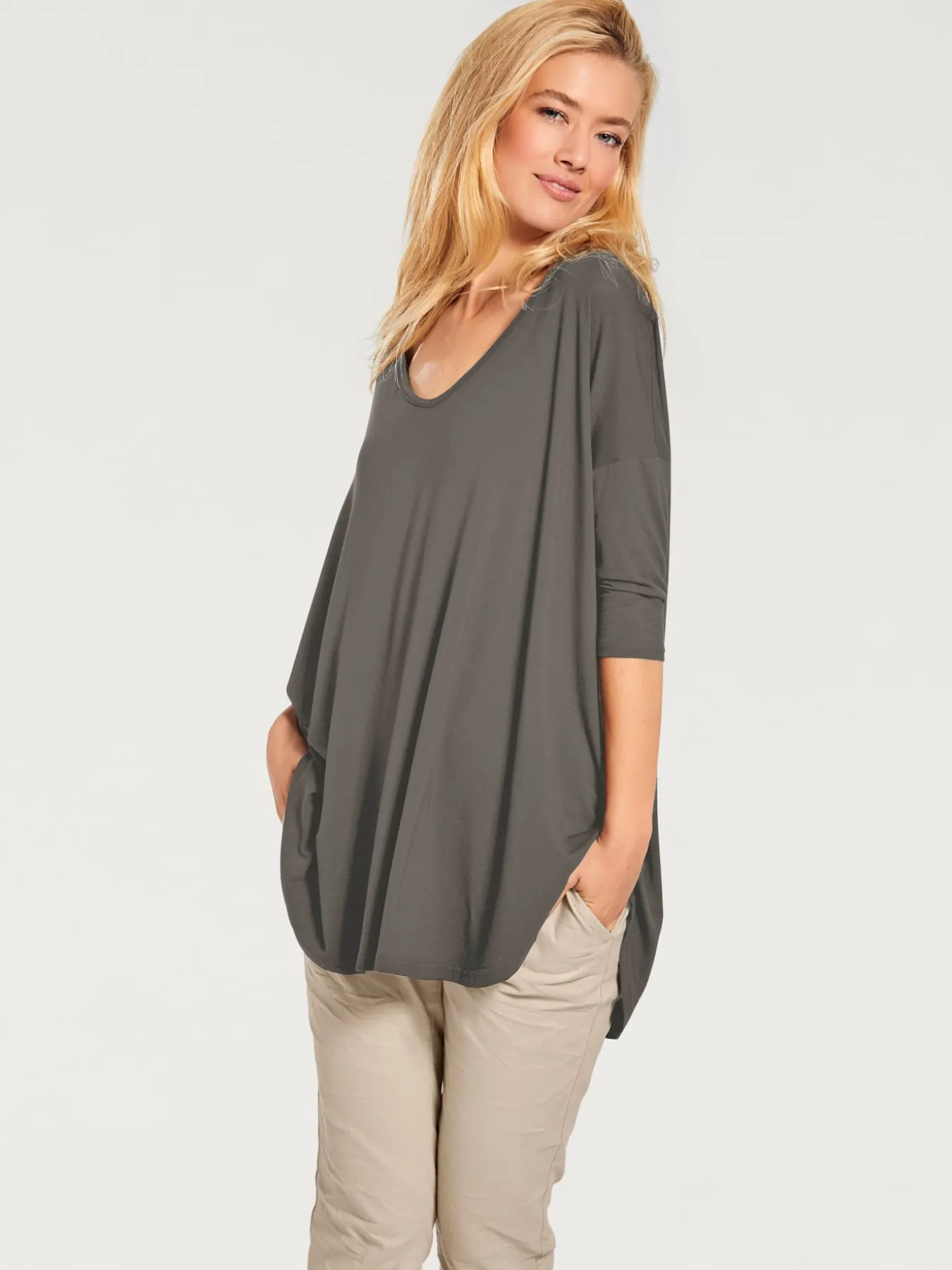 T-shirt ample look sportif décontracté