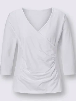 T-shirt cache-cœur tactel
