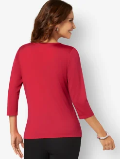 T-shirt cache-cœur tactel