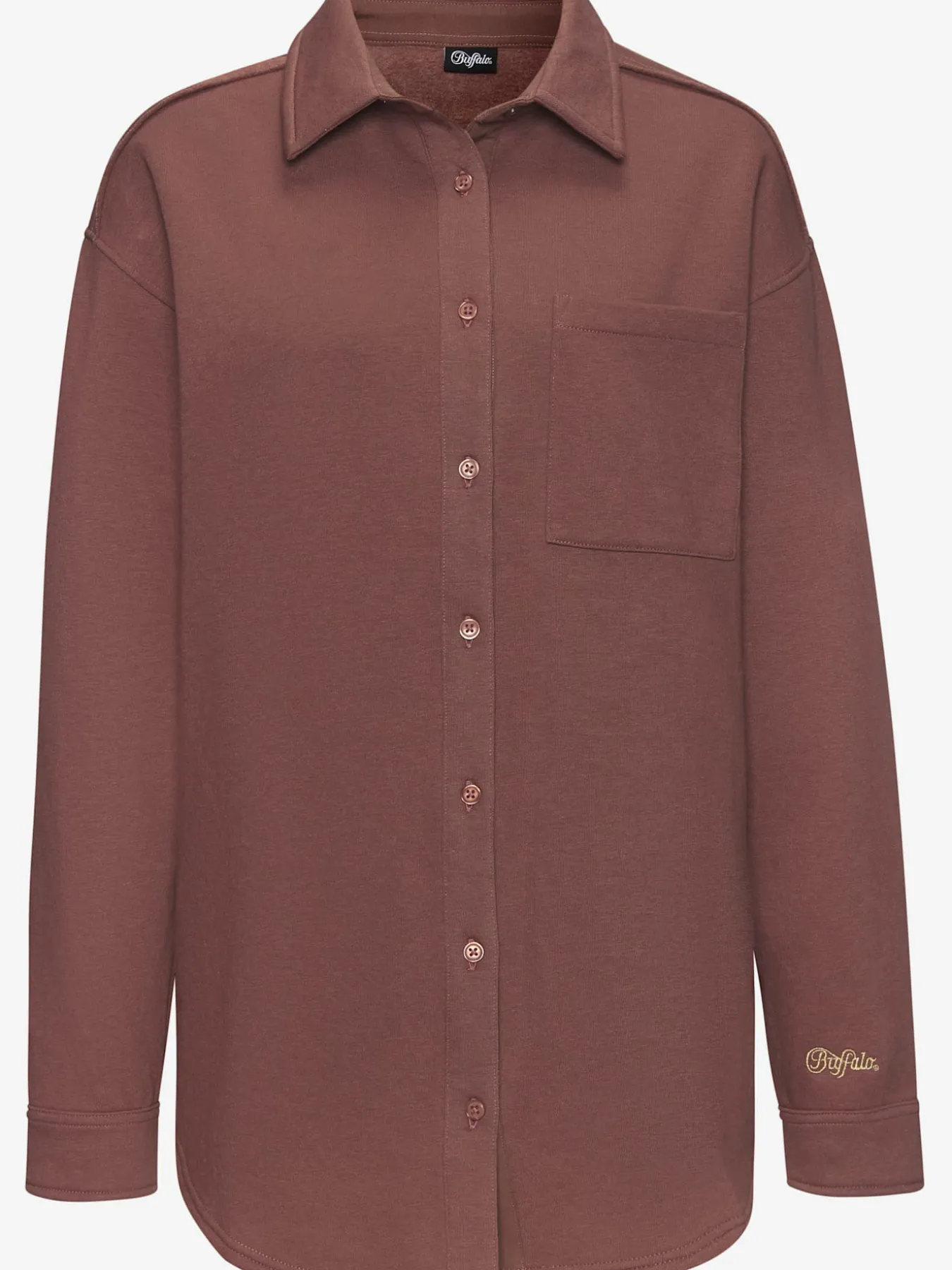 T-shirt chemise aux coloris unis