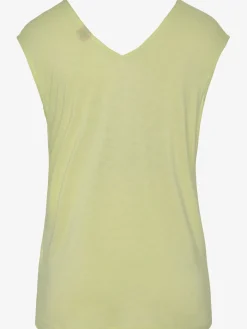 T-shirt col v avec cordons