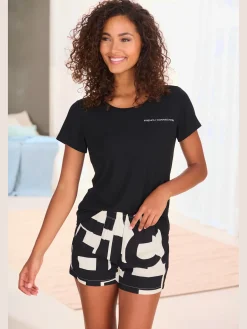 T-shirt de nuit à encolure ronde