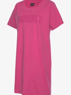 T-shirt de nuit avec imprimé texte devant