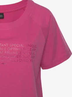 T-shirt de nuit avec imprimé texte devant