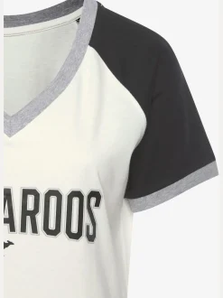 T-shirt de nuit court au style universitaire