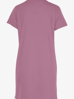 T-shirt de nuit court avec imprimé devant
