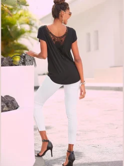 T-shirt de plage encolure ronde