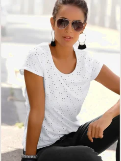 T-shirt de plage encolure ronde