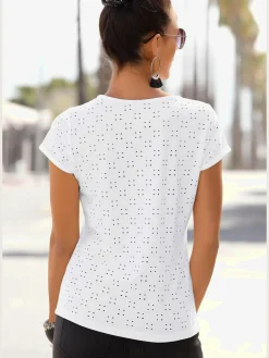 T-shirt de plage encolure ronde