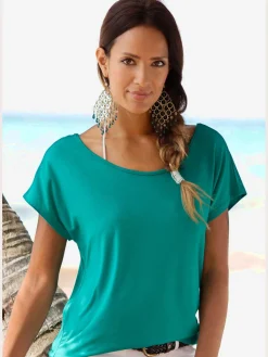 T-shirt de plage encolure ronde