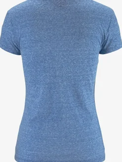 T-shirt de plage imprimé devant sur le côté pour un look vintage tendance