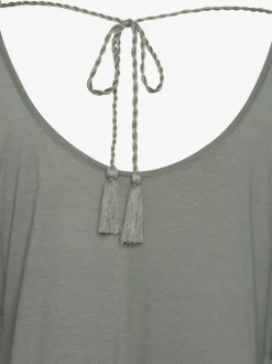 T-shirt de plage large encolure ronde
