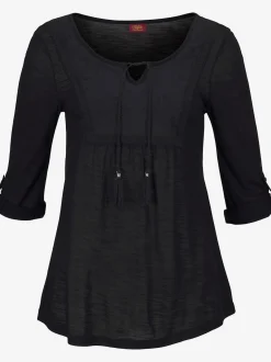 T-shirt de plage manches 3/4 avec bride