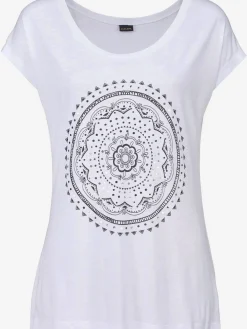 T-shirt de plage t-shirt avec imprimé tendance devant