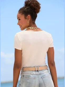 T-shirt doublure devant