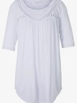 T-shirt détails en dentelle tendance